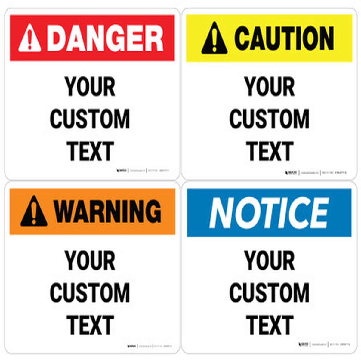Custom ANSI Wall Sign