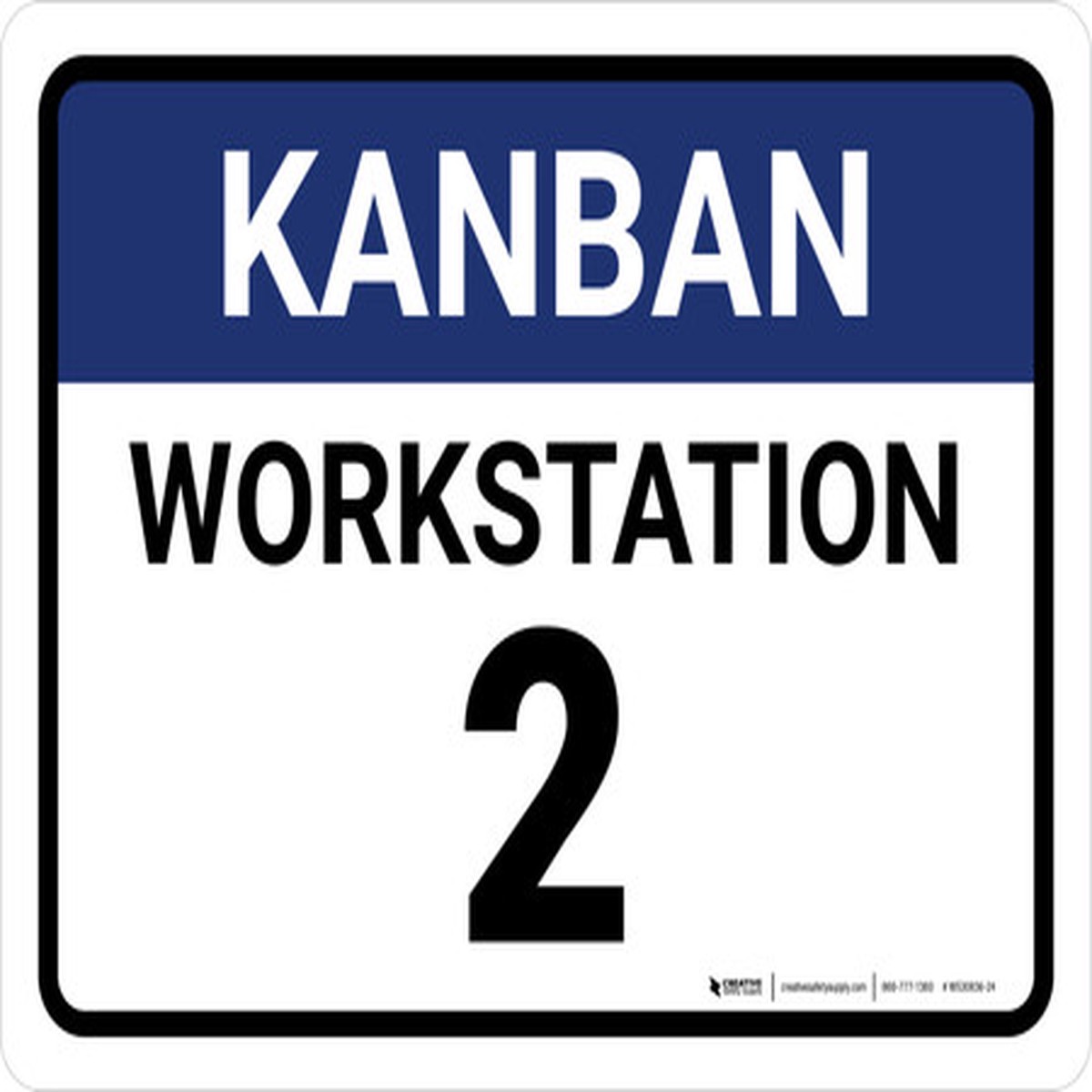 Workstation 2 Landscape - Wall Sign
