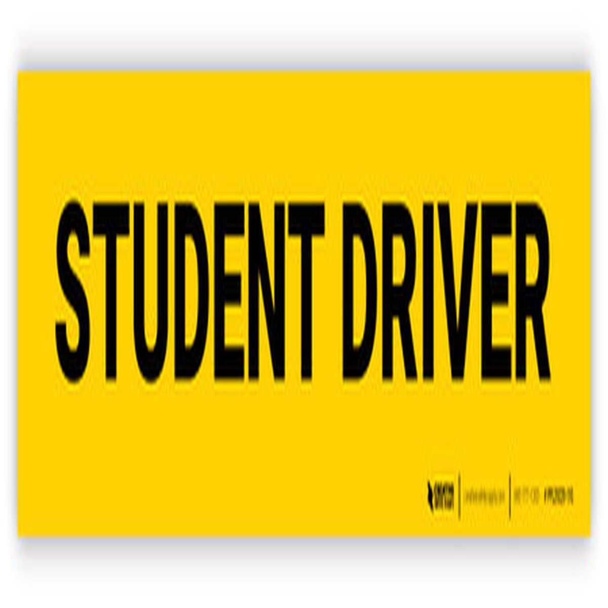 Student Driver Label